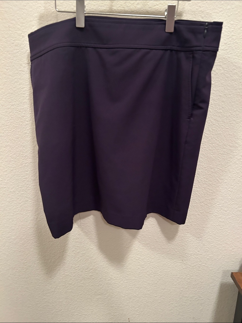 Fairway & Greene Plum Stretch Pencil Skirt